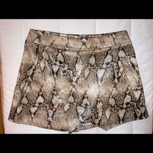 Karlie Snakeskin Skort